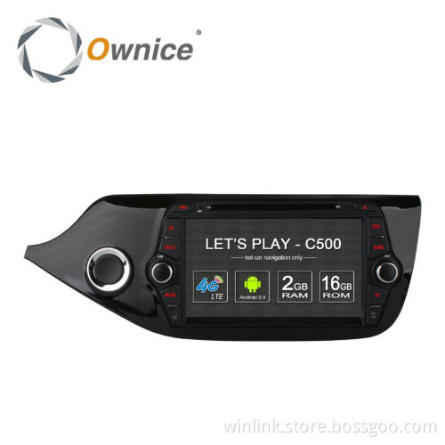 Ownice C500 quad core android 6.0 auto radio for Kia Ceed 2013 - 2015 support 4G support DAB+